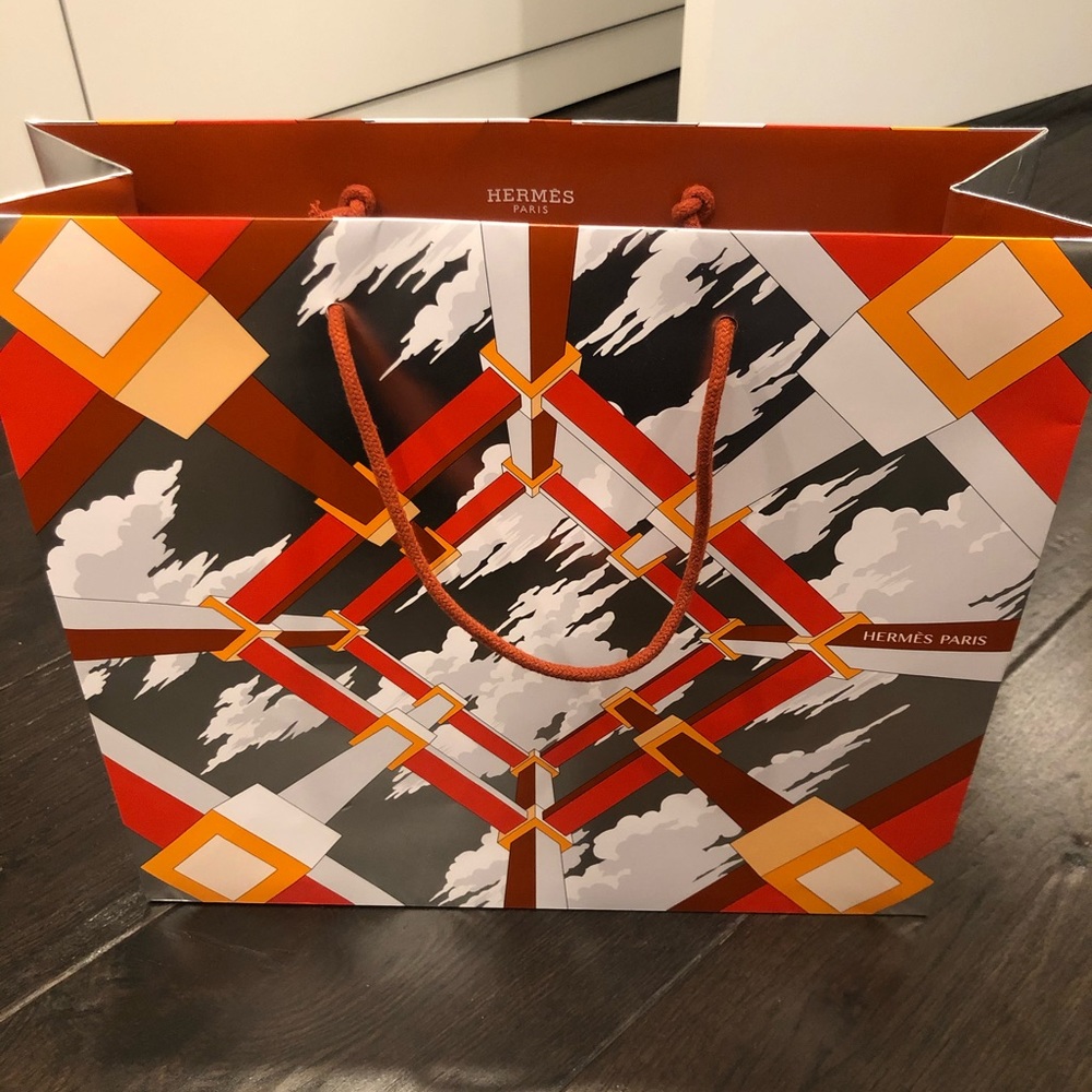 Hermes limited edition shopping bag